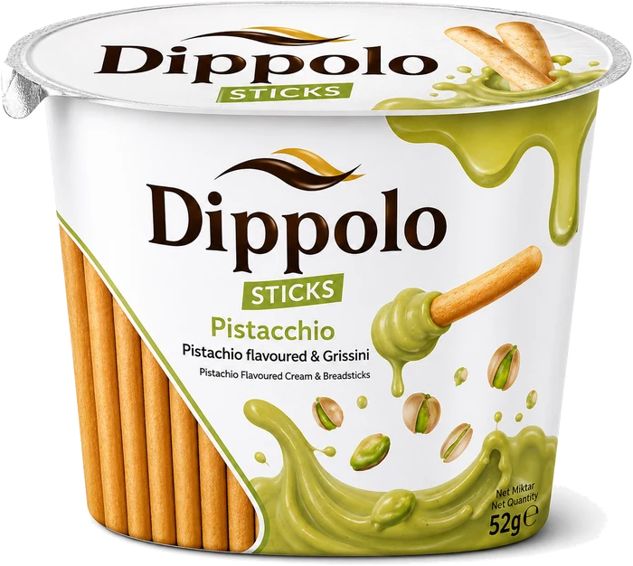 Dippolo Pistacchio dip & sticks cup
