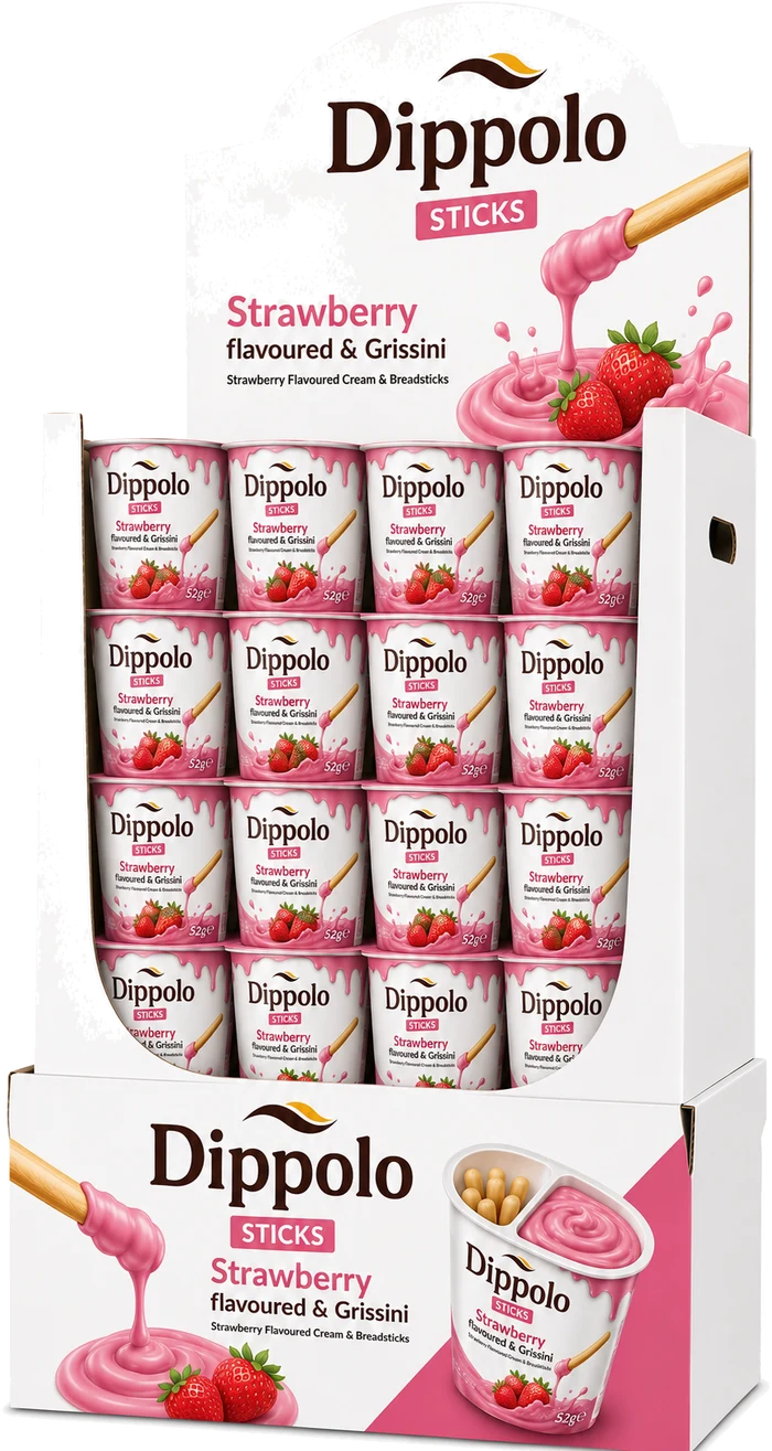 Dippolo Fragola shelf-ready floor display unit
