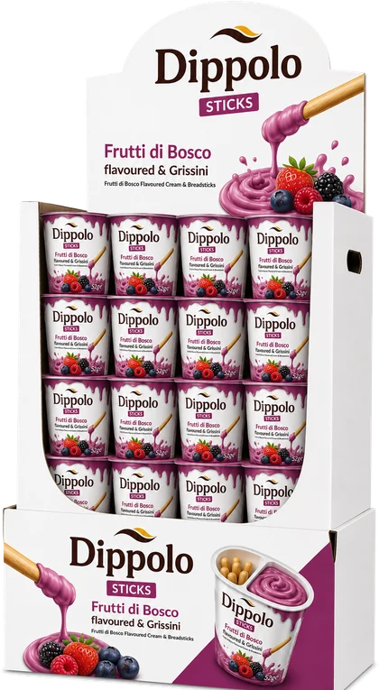Dippolo Frutti di Bosco floor display unit