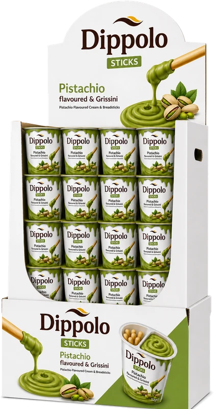 Dippolo Pistacchio floor display unit