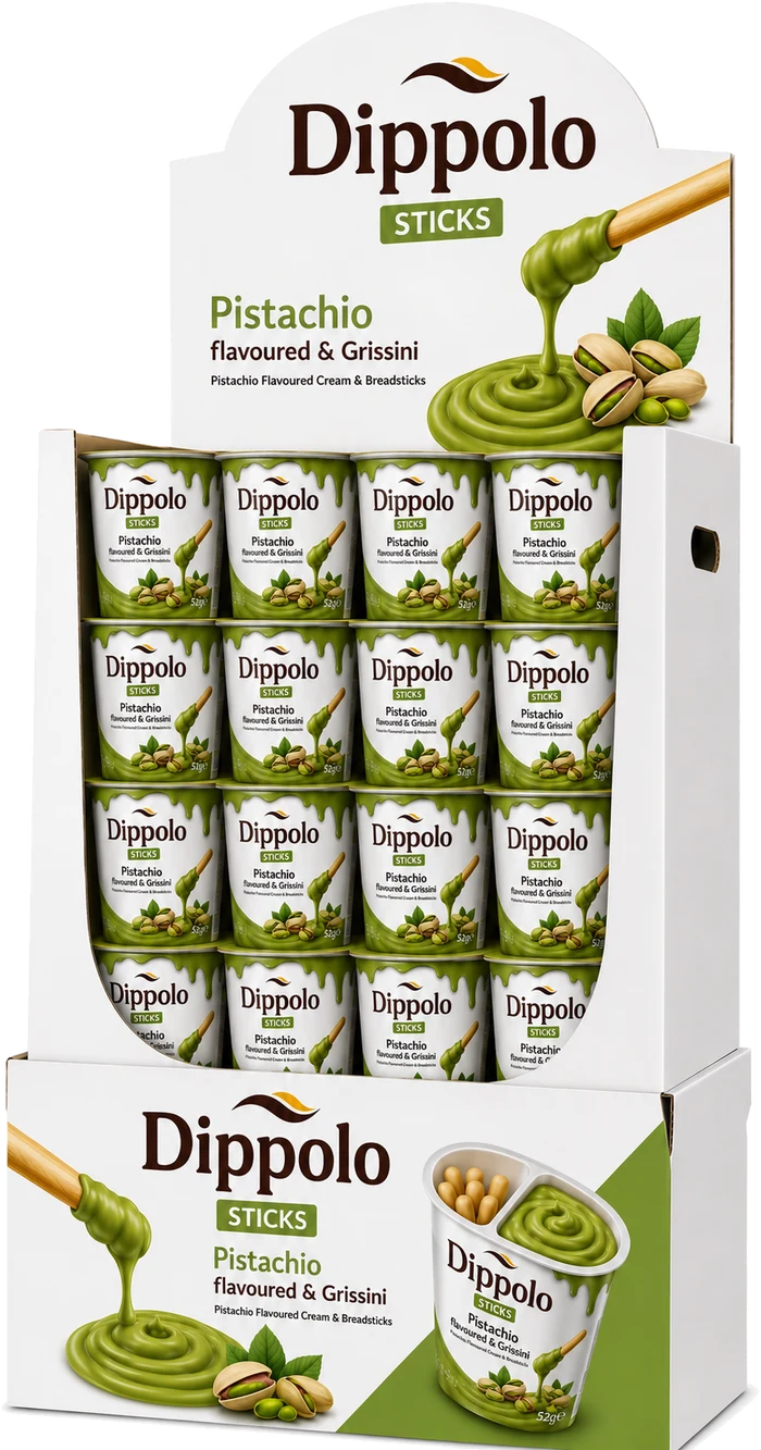 Dippolo Pistacchio floor display unit