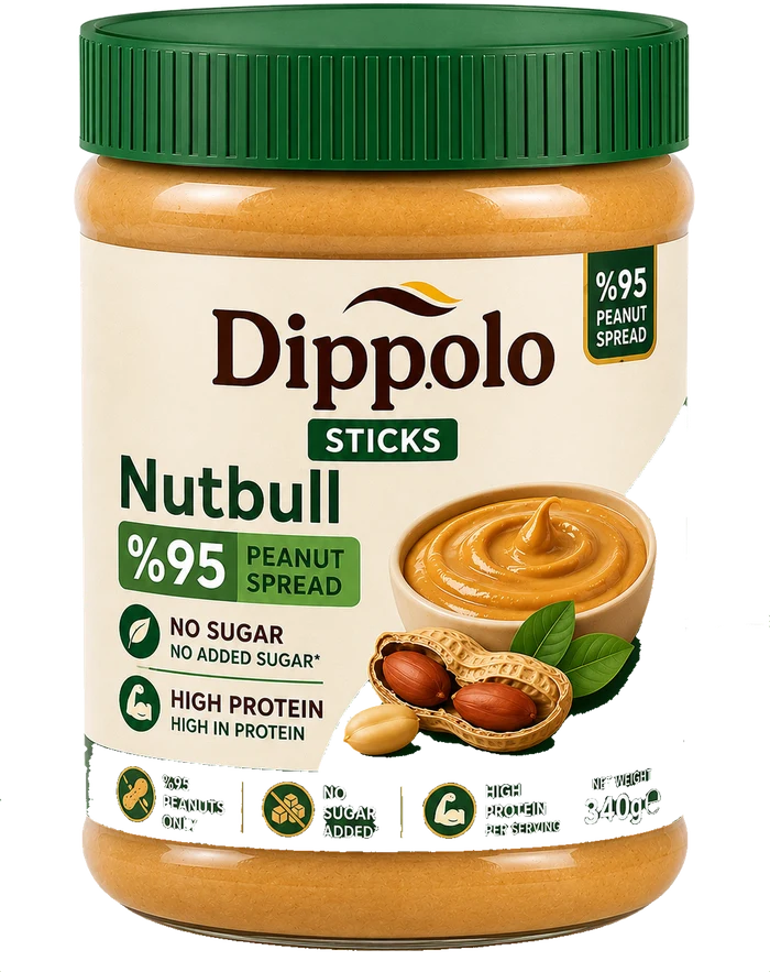 Dippolo Nutbull 95% peanut spread, no added sugar